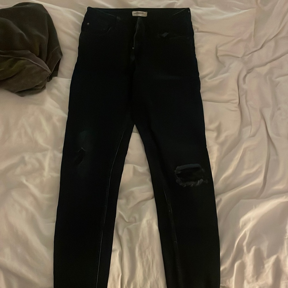 Black zara skinny jeans